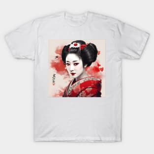 Portrait of a geisha T-Shirt